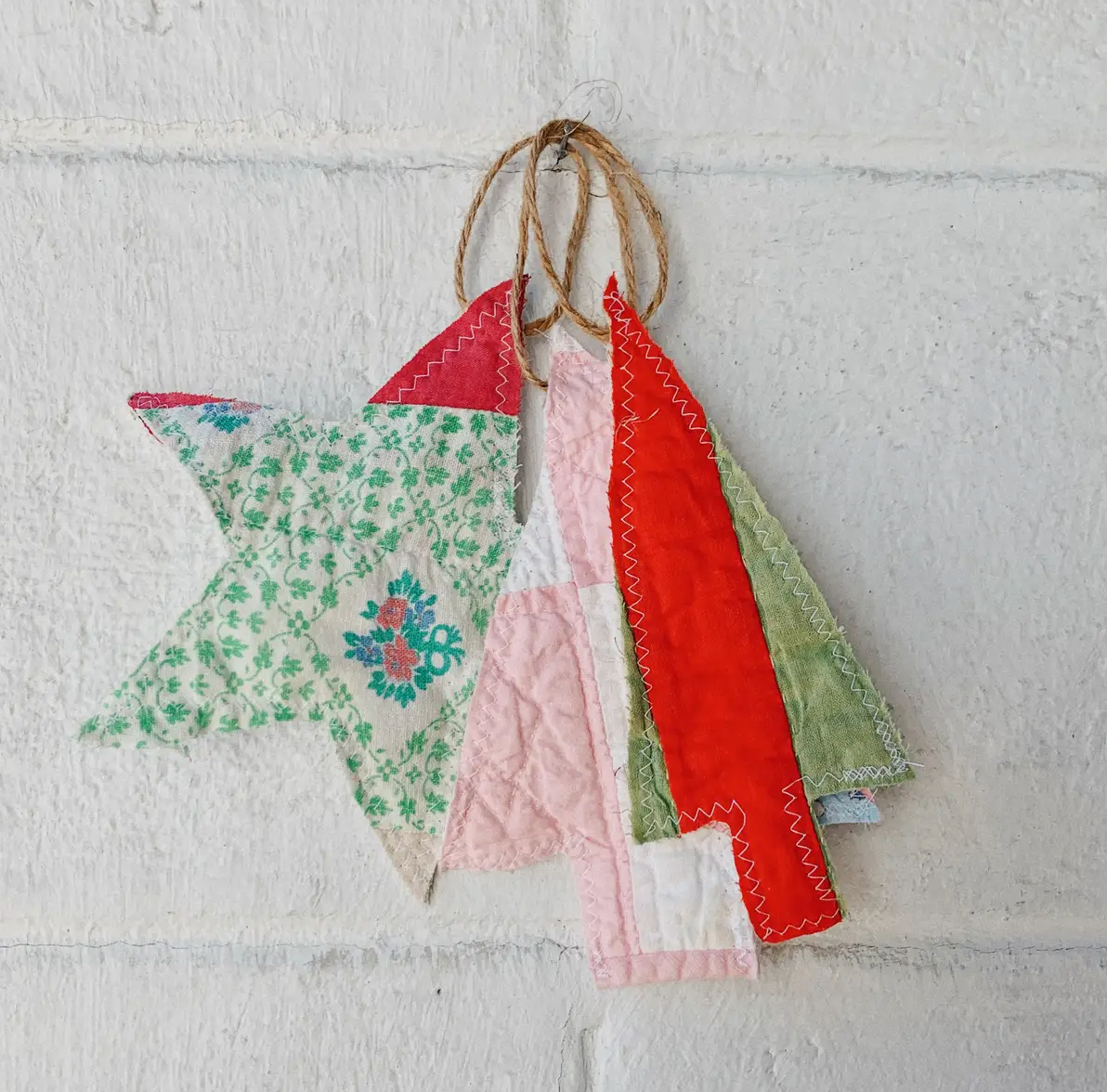 Quilt Scrap Ornaments