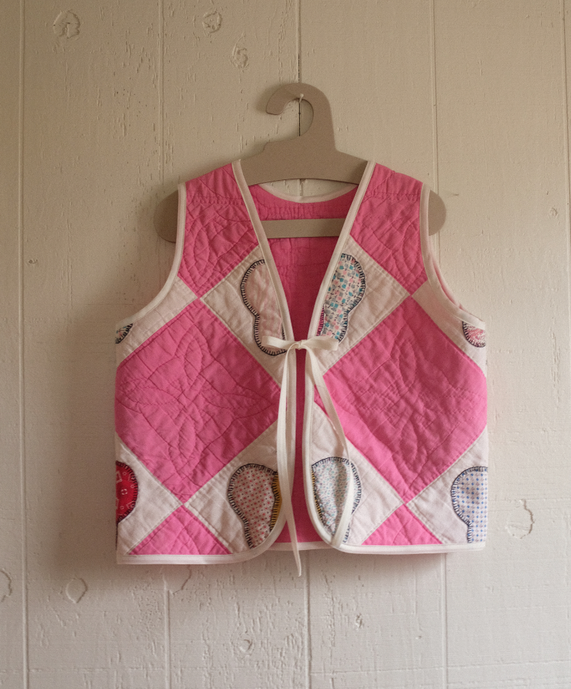 Quilt Vest - Applique Butterflies