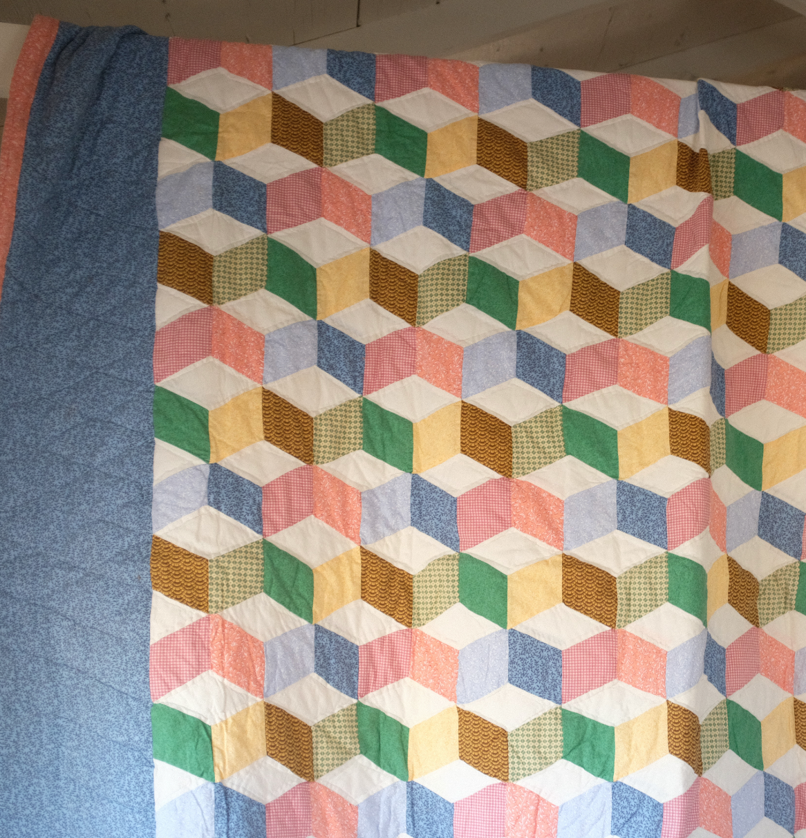 Made To Order - Tumbling Blocks Quilt Coat