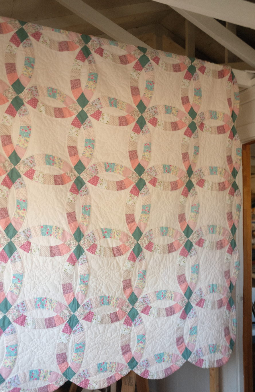 Made To Order - Double Wedding Ring Quilt Coat