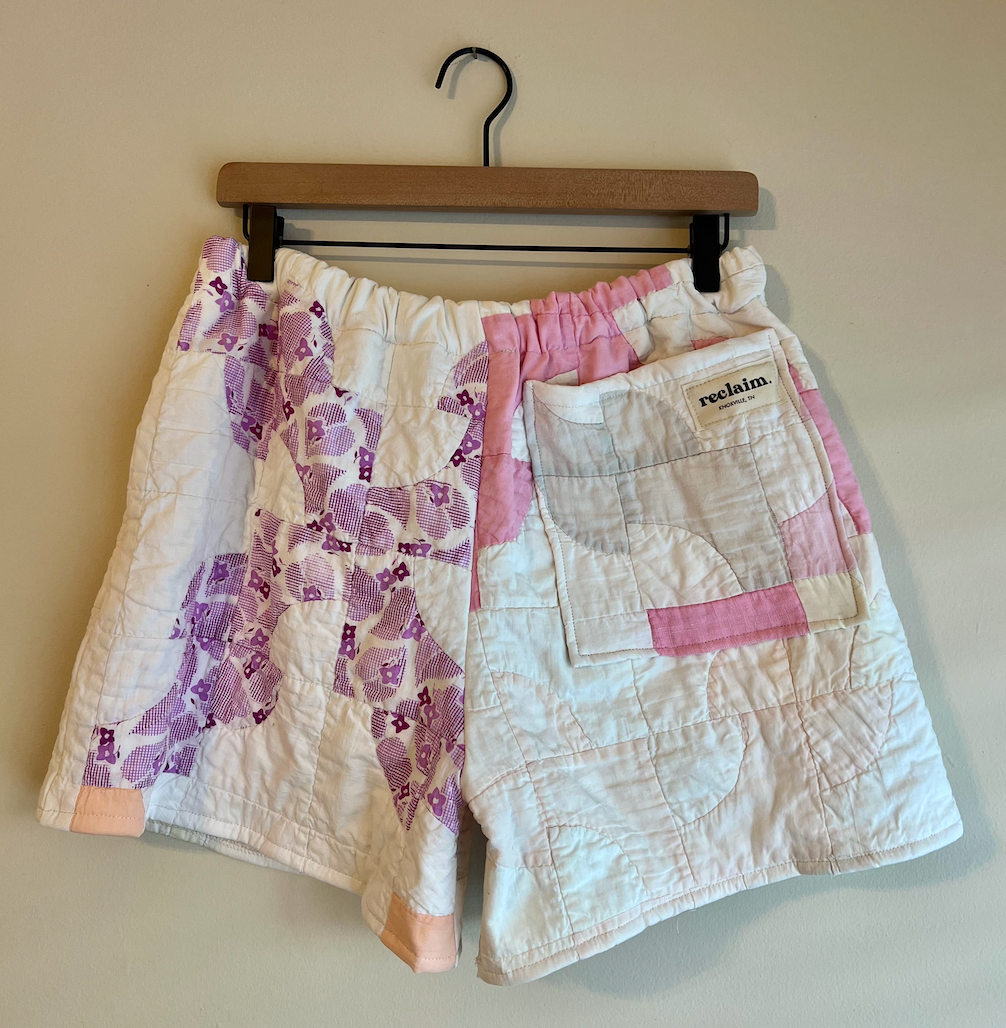 Quilt Shorts - Drunkards Path