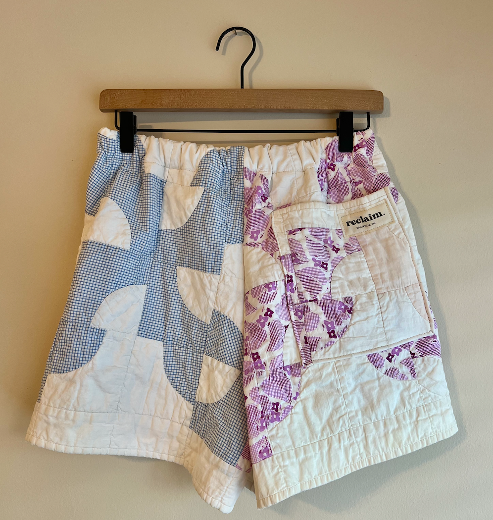 Quilt Shorts - Color Block, Drunkards Path