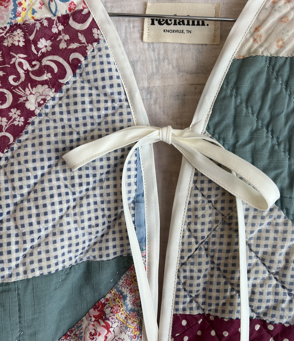 Quilt Vest - Half Square Triangle