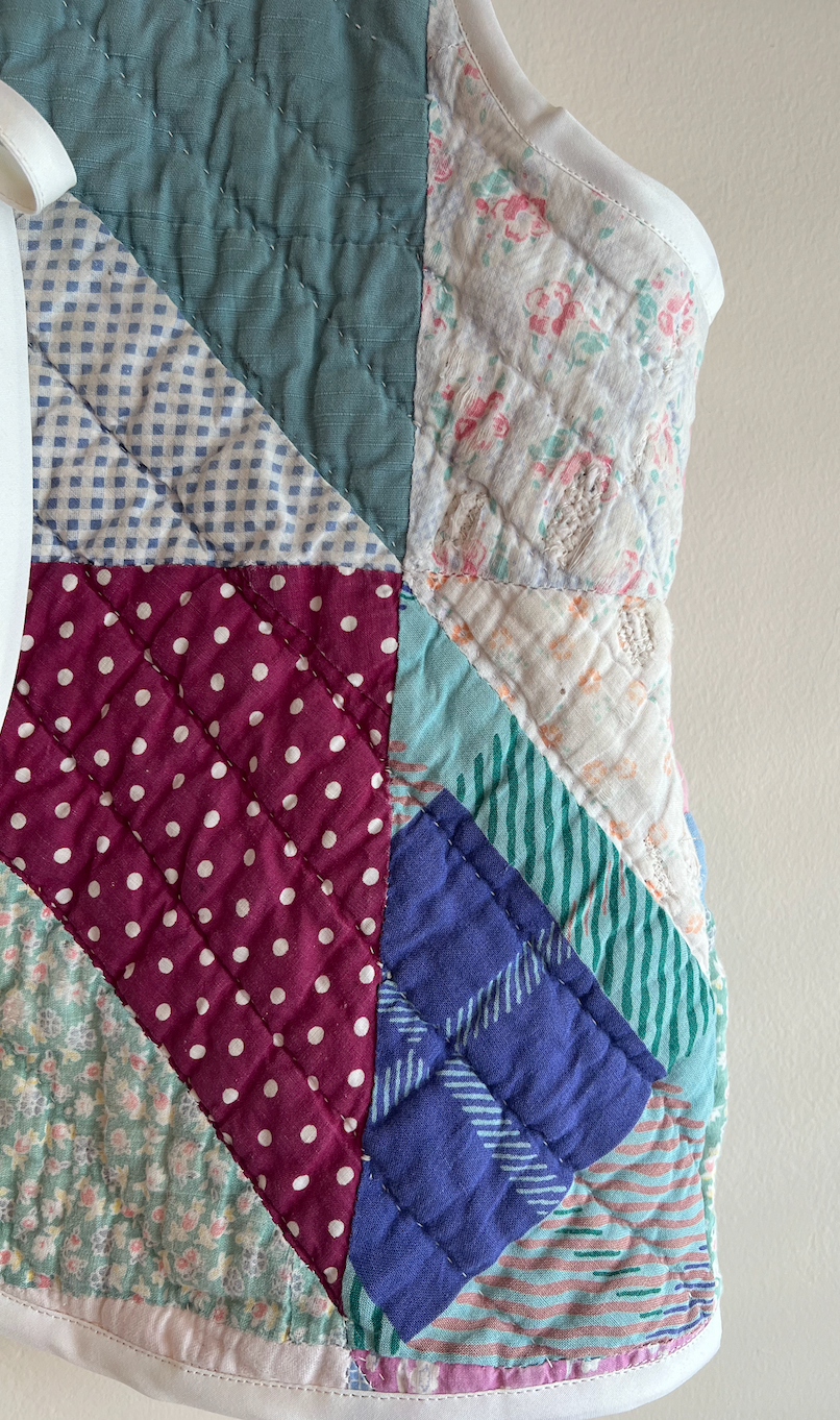 Quilt Vest - Half Square Triangle