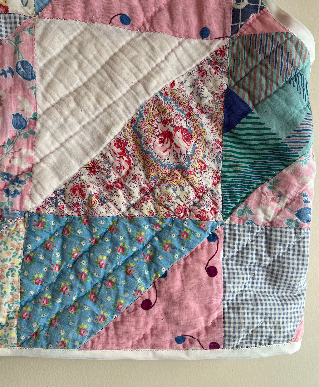 Quilt Vest - Half Square Triangle