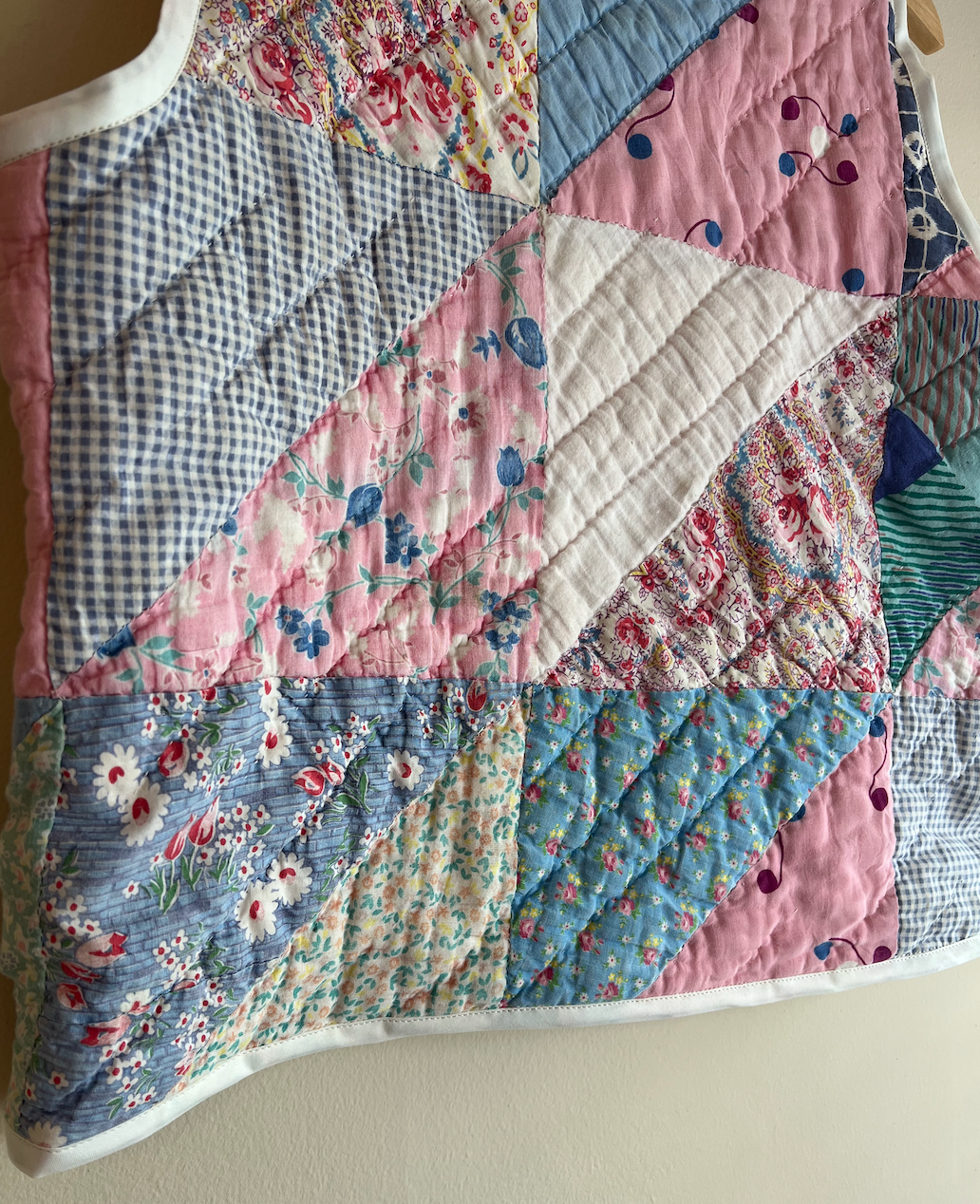 Quilt Vest - Half Square Triangle