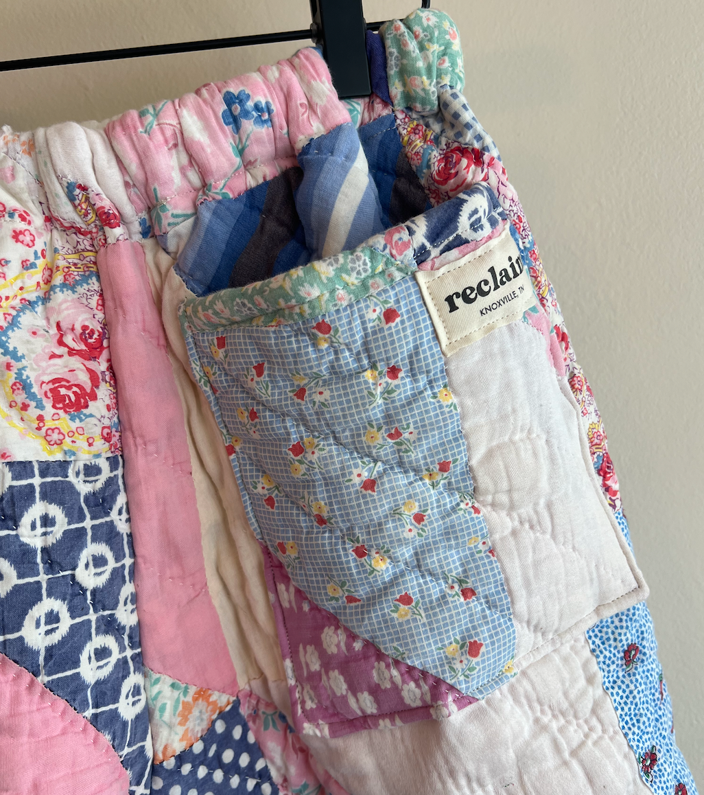 Quilt Shorts - Half Square Triangle