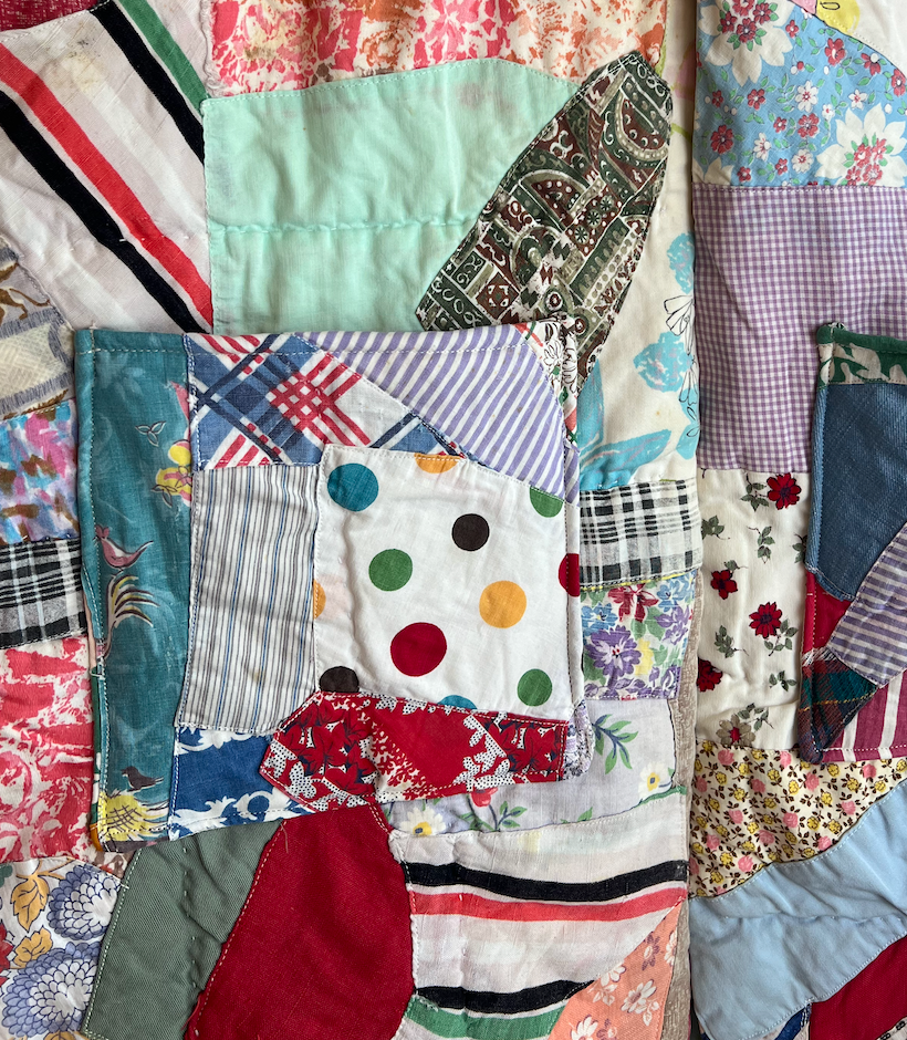 Quilt Duster - Colorful Crazy Quilt