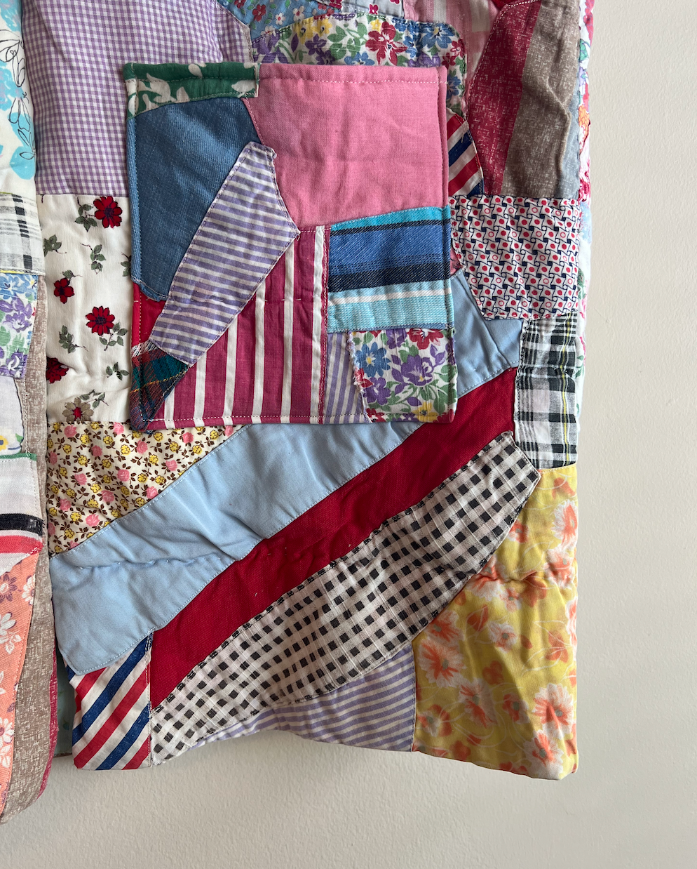 Quilt Duster - Colorful Crazy Quilt