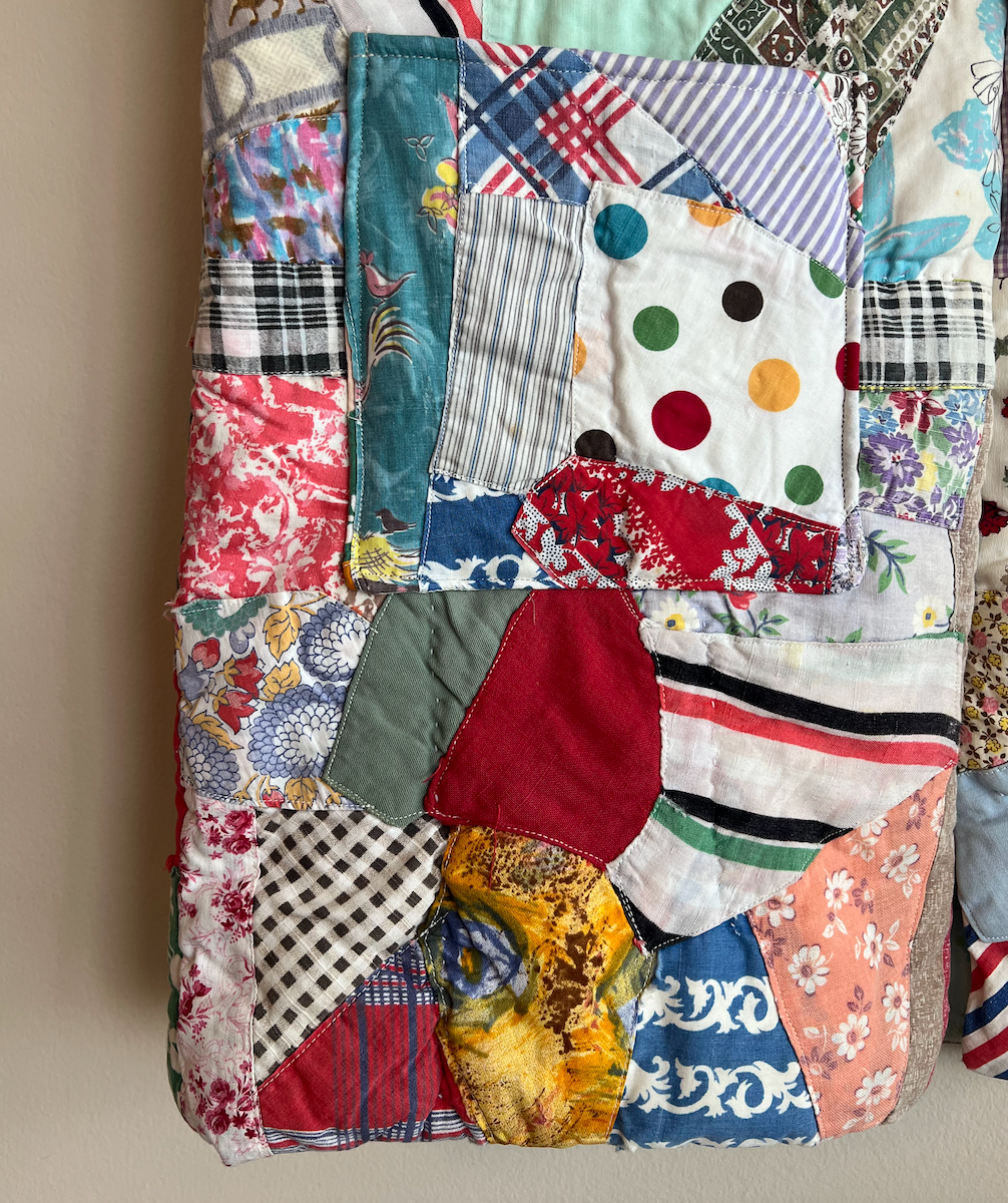 Quilt Duster - Colorful Crazy Quilt