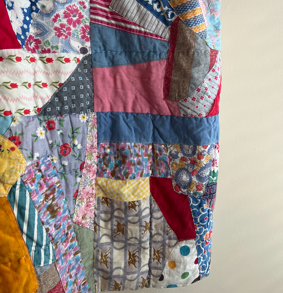 Quilt Duster - Colorful Crazy Quilt