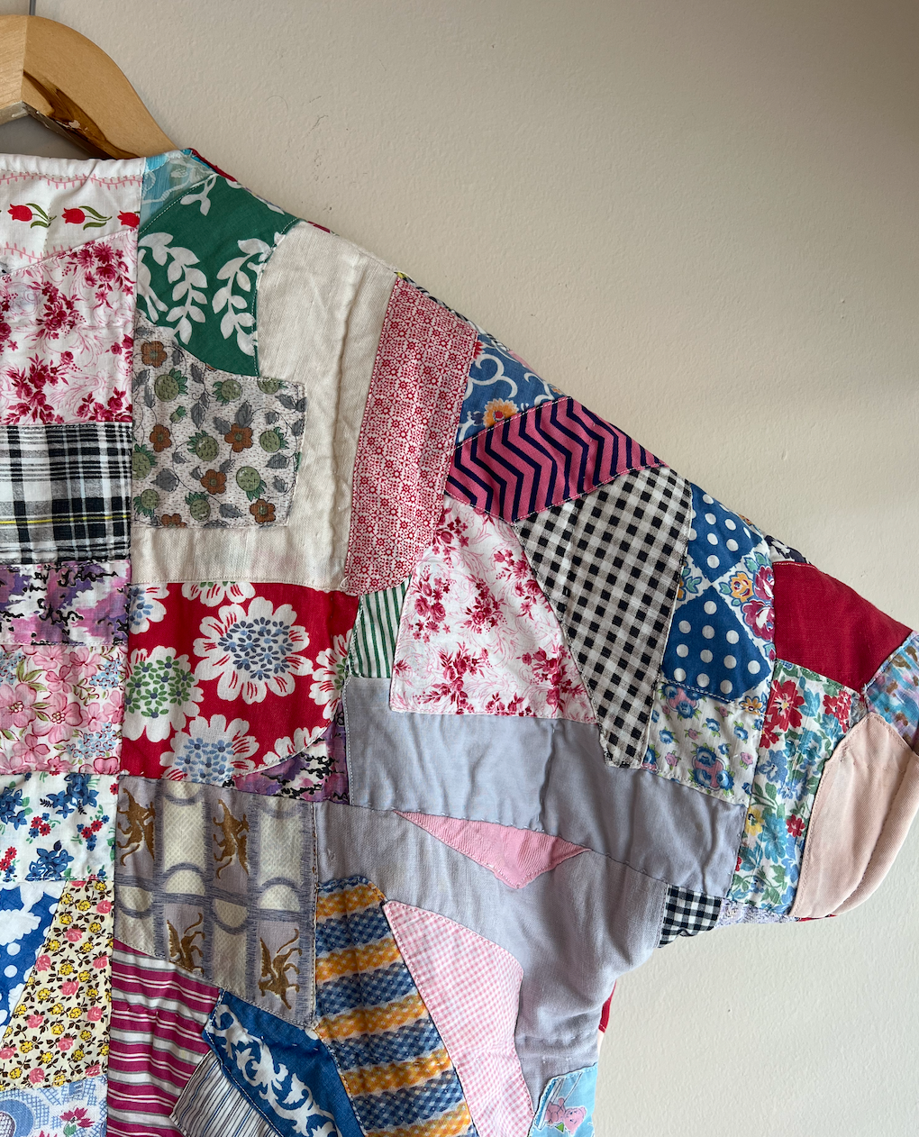 Quilt Duster - Colorful Crazy Quilt