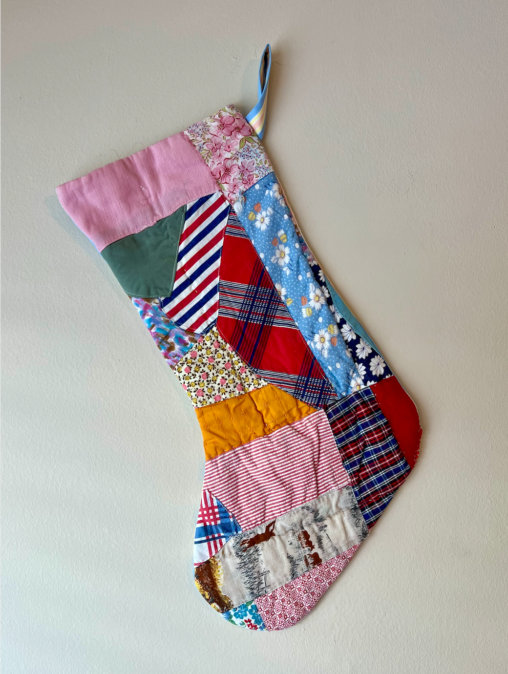 Quilt Stockings -Colorful Crazy Quilt