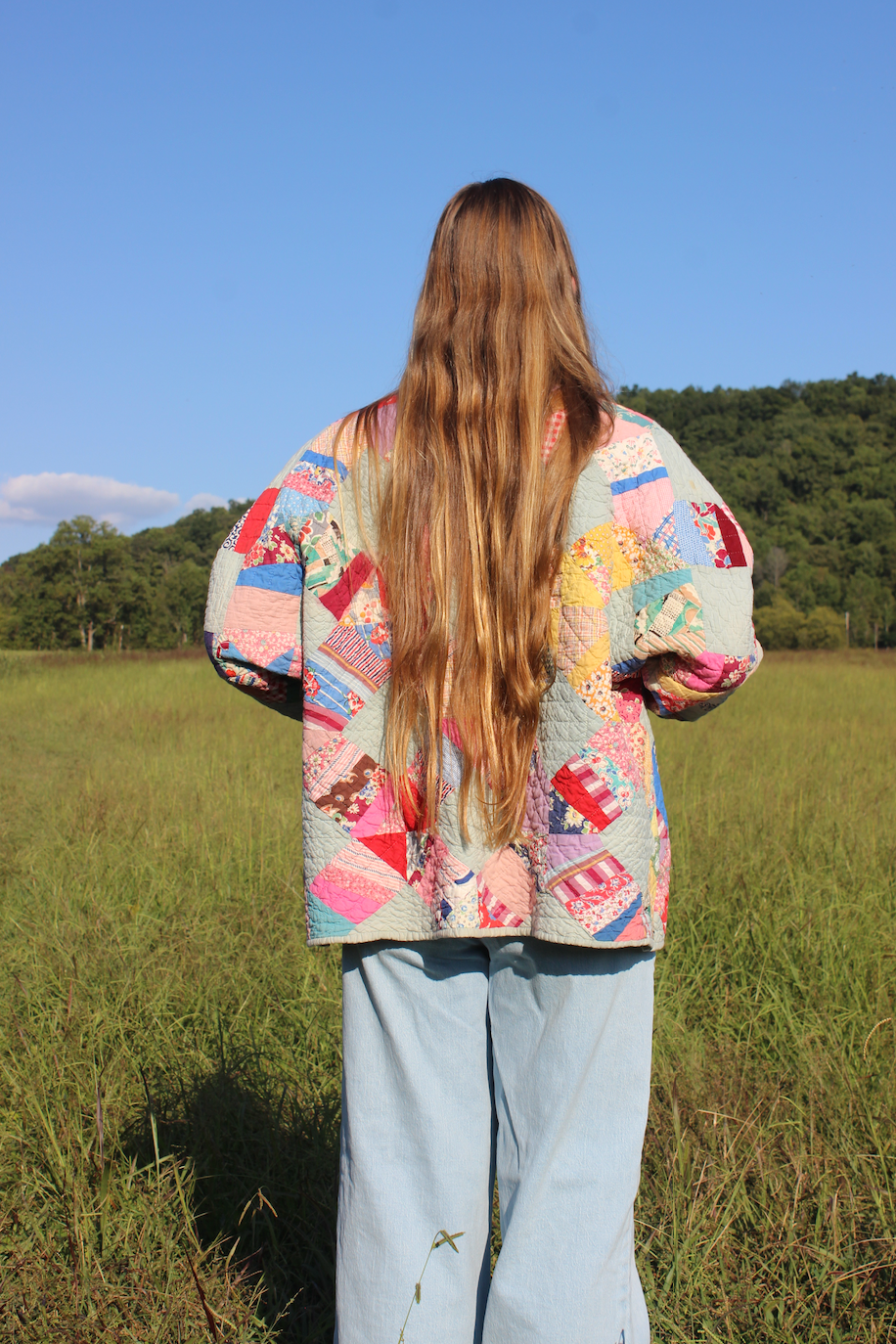 Quilt Coat - Scrappy Lattice