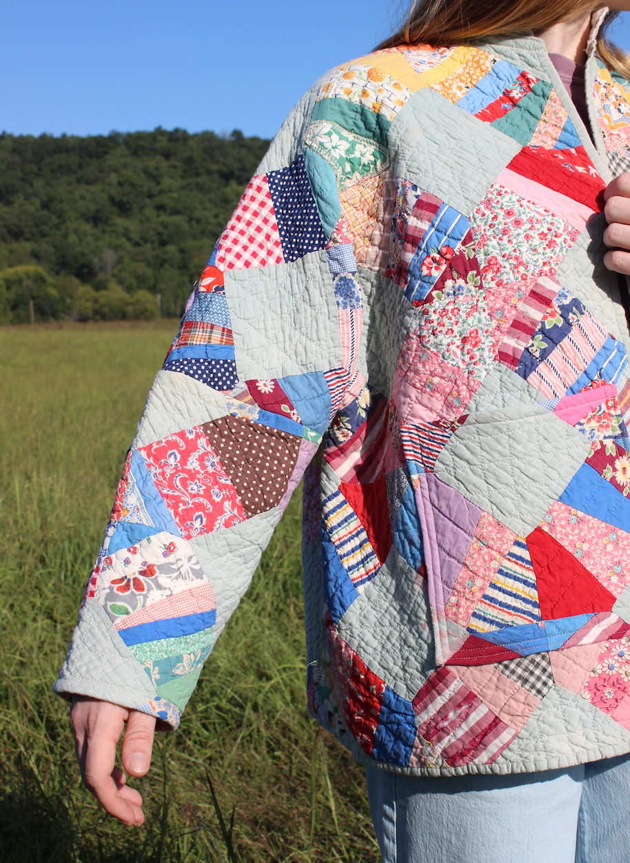 Quilt Coat - Scrappy Lattice