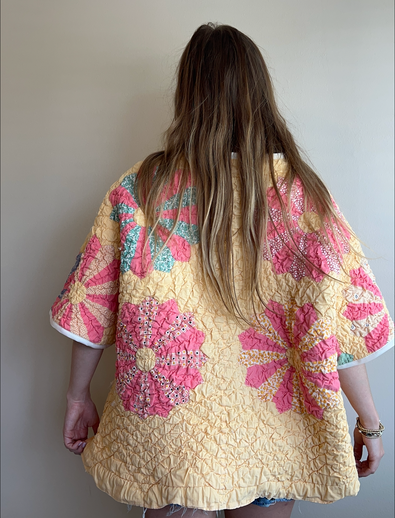 Short Sleeve Quilt Tee- Dresden Plate