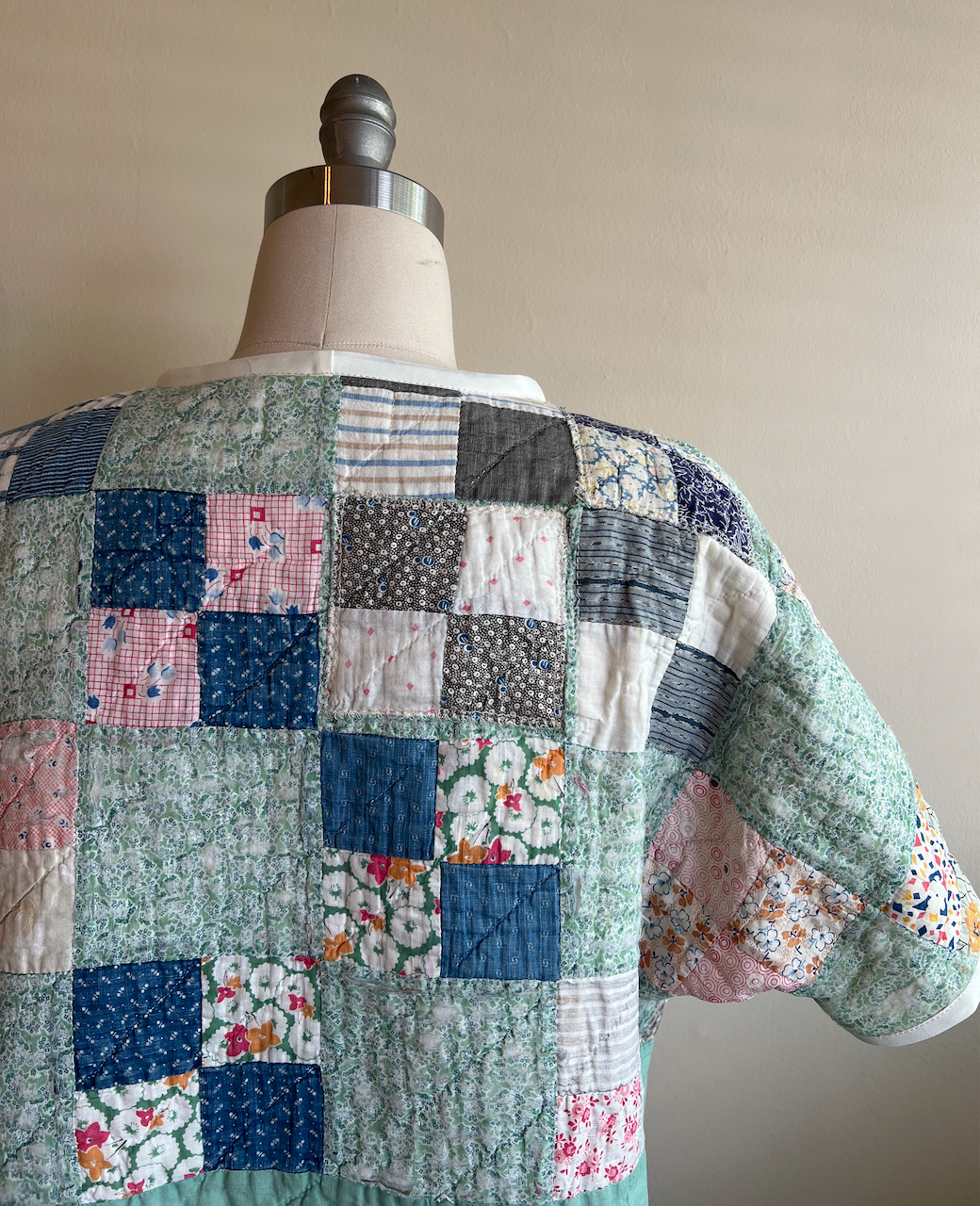 Short Sleeve Quilt Tee- Four Patch
