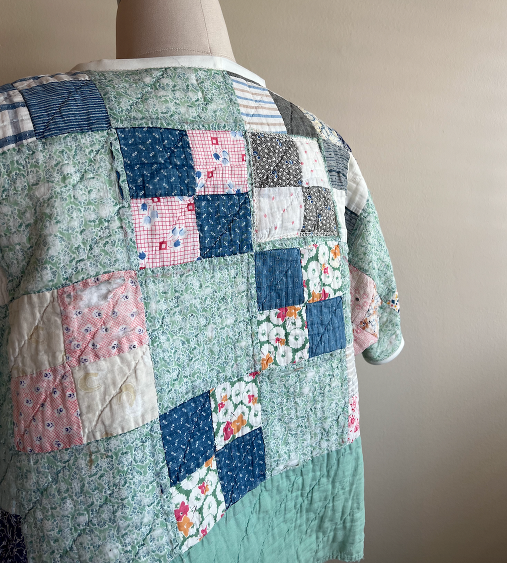 Short Sleeve Quilt Tee- Four Patch