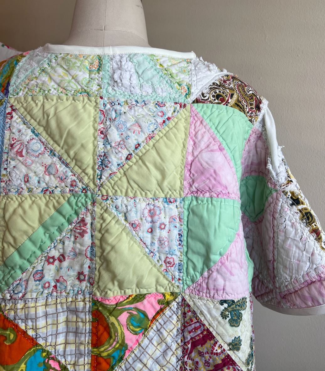 Short Sleeve Quilt Tee- Patchwork
