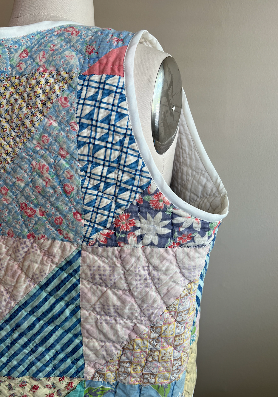 Quilt Vest - Half-Square Triangle