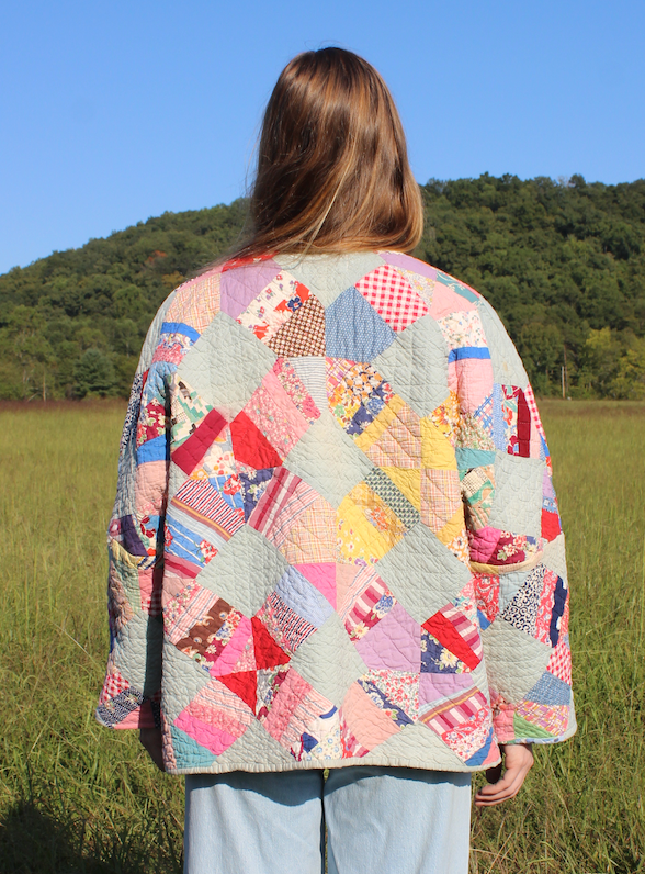 Quilt Coat - Scrappy Lattice