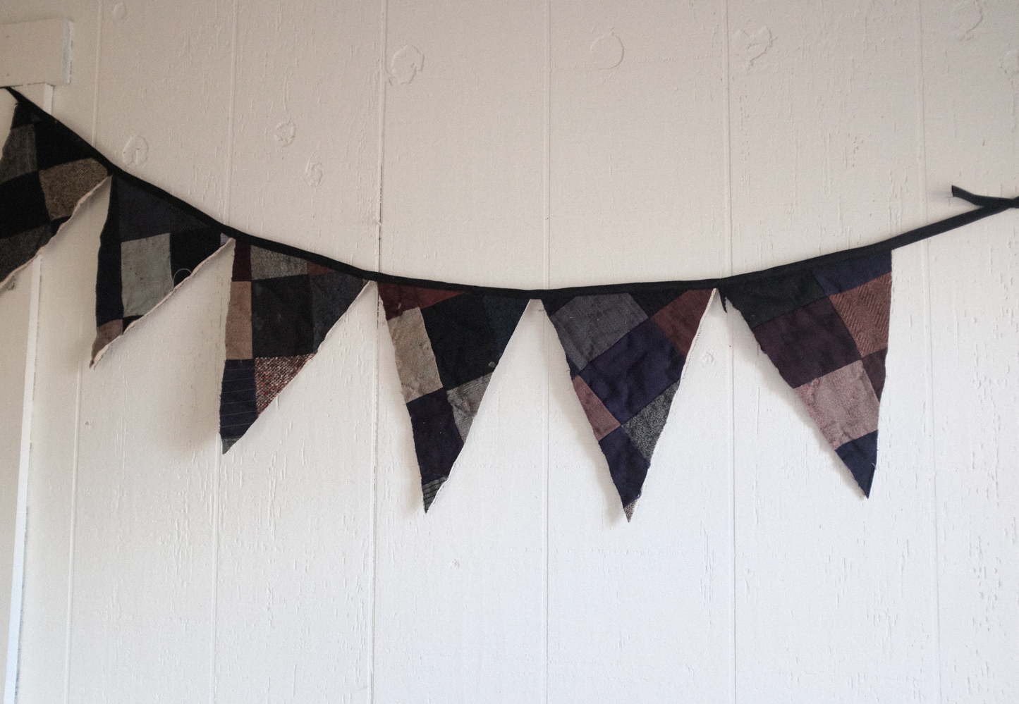Quilt Bunting - Wool Bricks