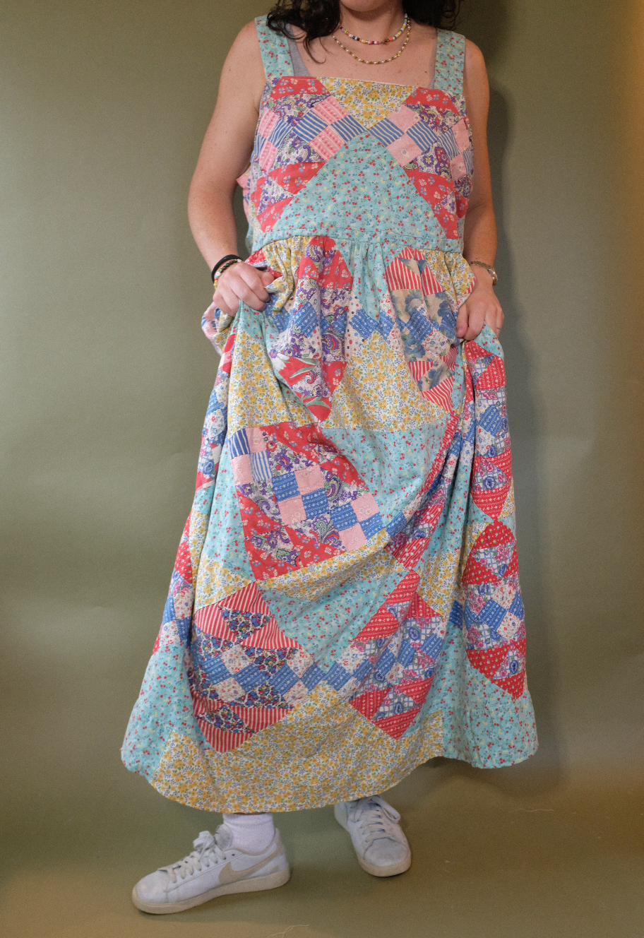 Quilt Top Dress - Country Checkers XL