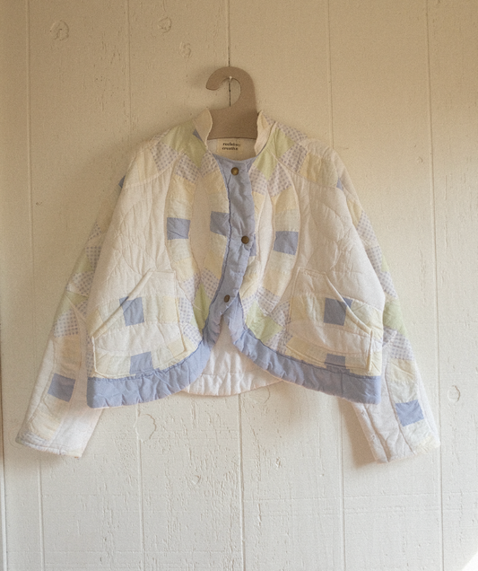 Wedding Ring + Snaps Cropped Quilt Coat