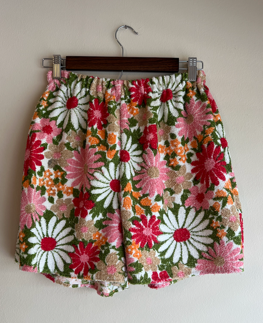 Towel Shorts - Warm Floral