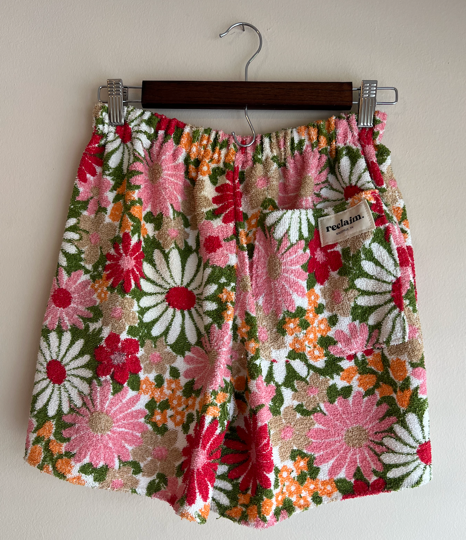 Towel Shorts - Warm Floral