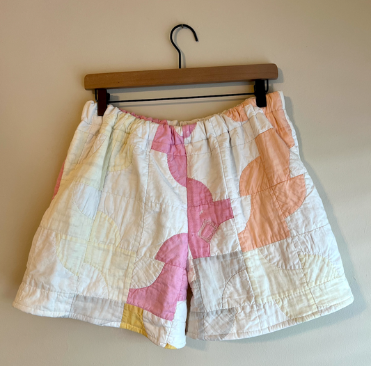 Quilt Shorts - Drunkards Path