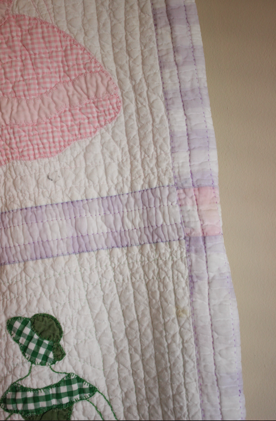 Wide Leg Quilt Pants - Sunbonnet Sue