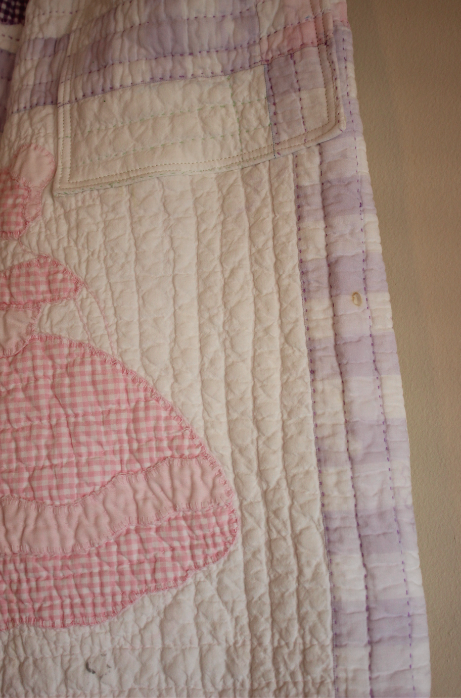 Wide Leg Quilt Pants - Sunbonnet Sue