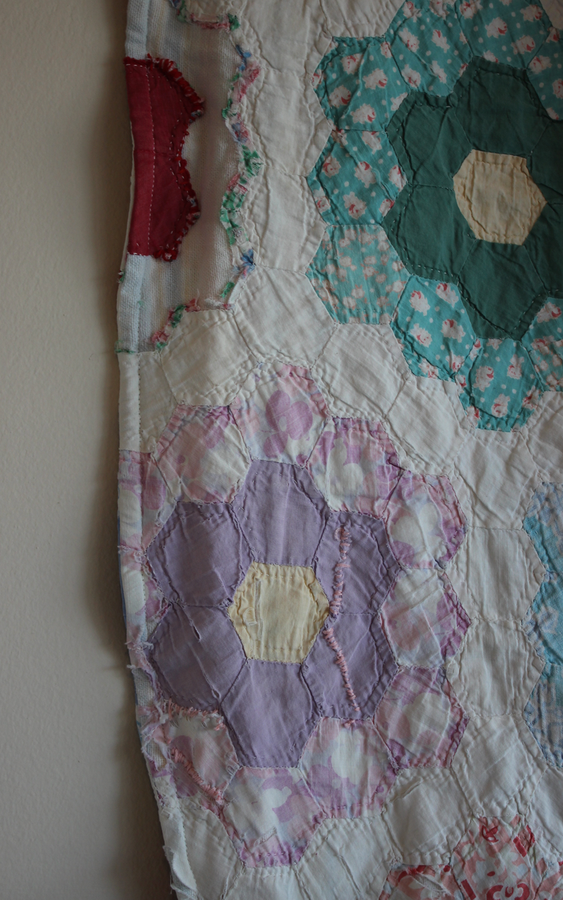 Barrel Quilt Pants - Grandmother's Flower Garden