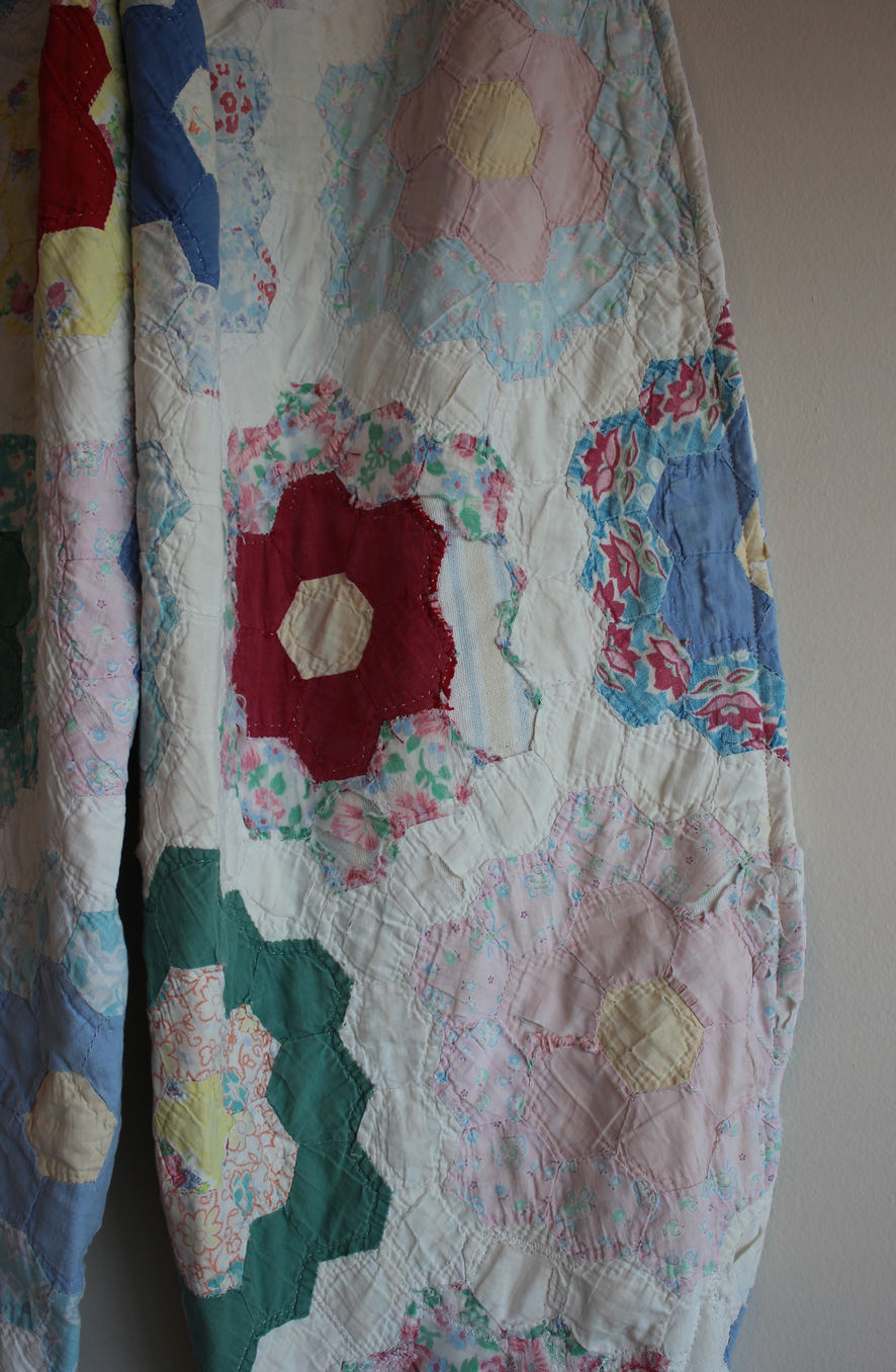 Barrel Quilt Pants - Grandmother's Flower Garden