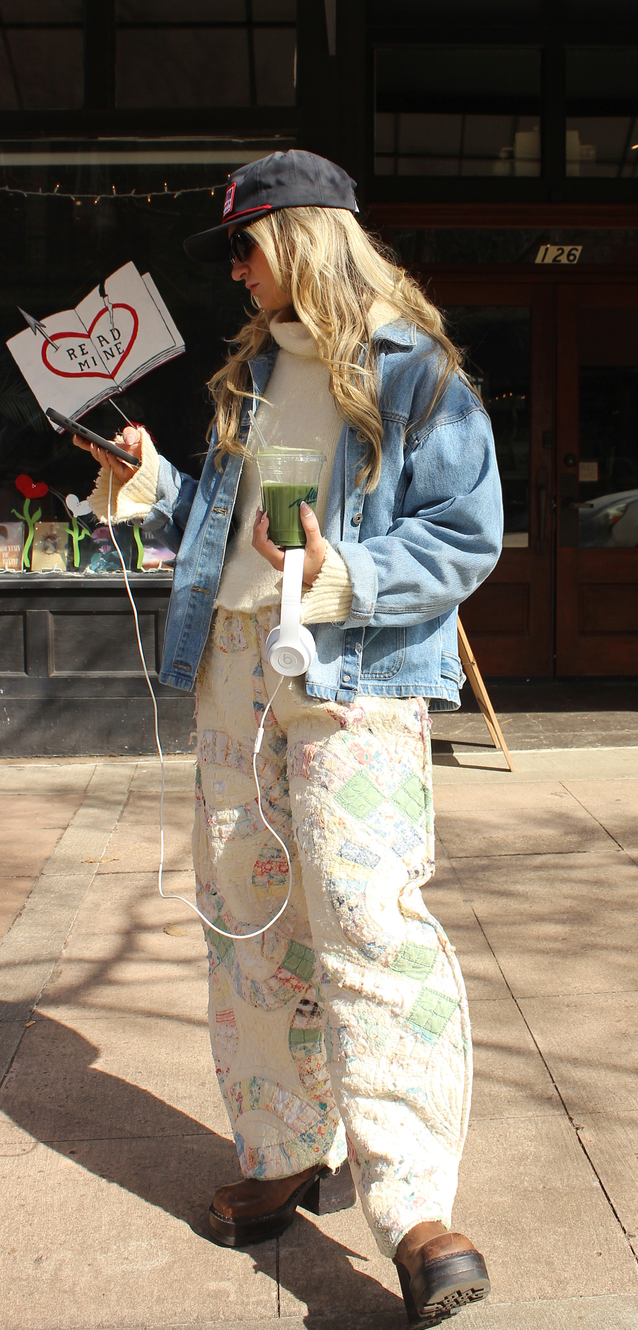 Barrel Quilt Pants - Wedding Ring