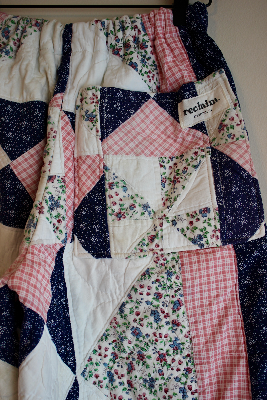 Wide Leg Quilt Pants - Pinwheel Picnic