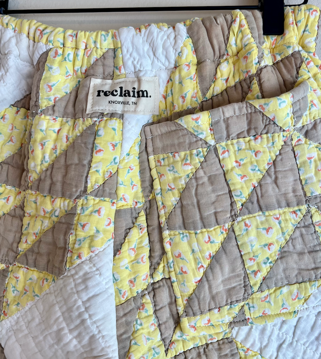 Quilt Shorts - Ocean Wave