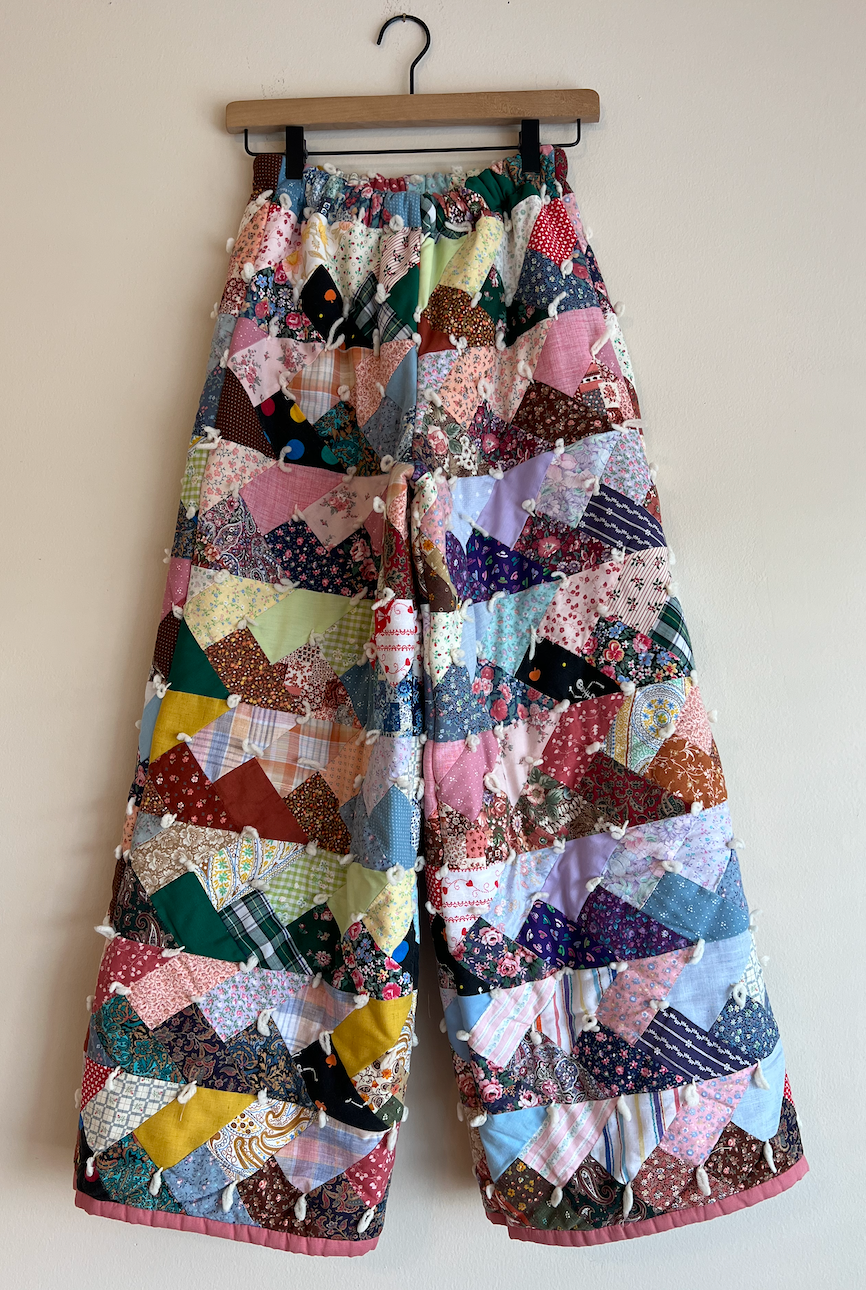 Wide Leg Quilt Pants - Pioneer Braid