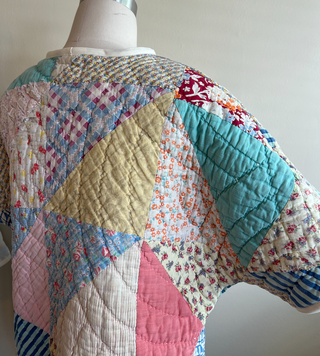 Short Sleeve Quilt Tee- Half-Square Triangle