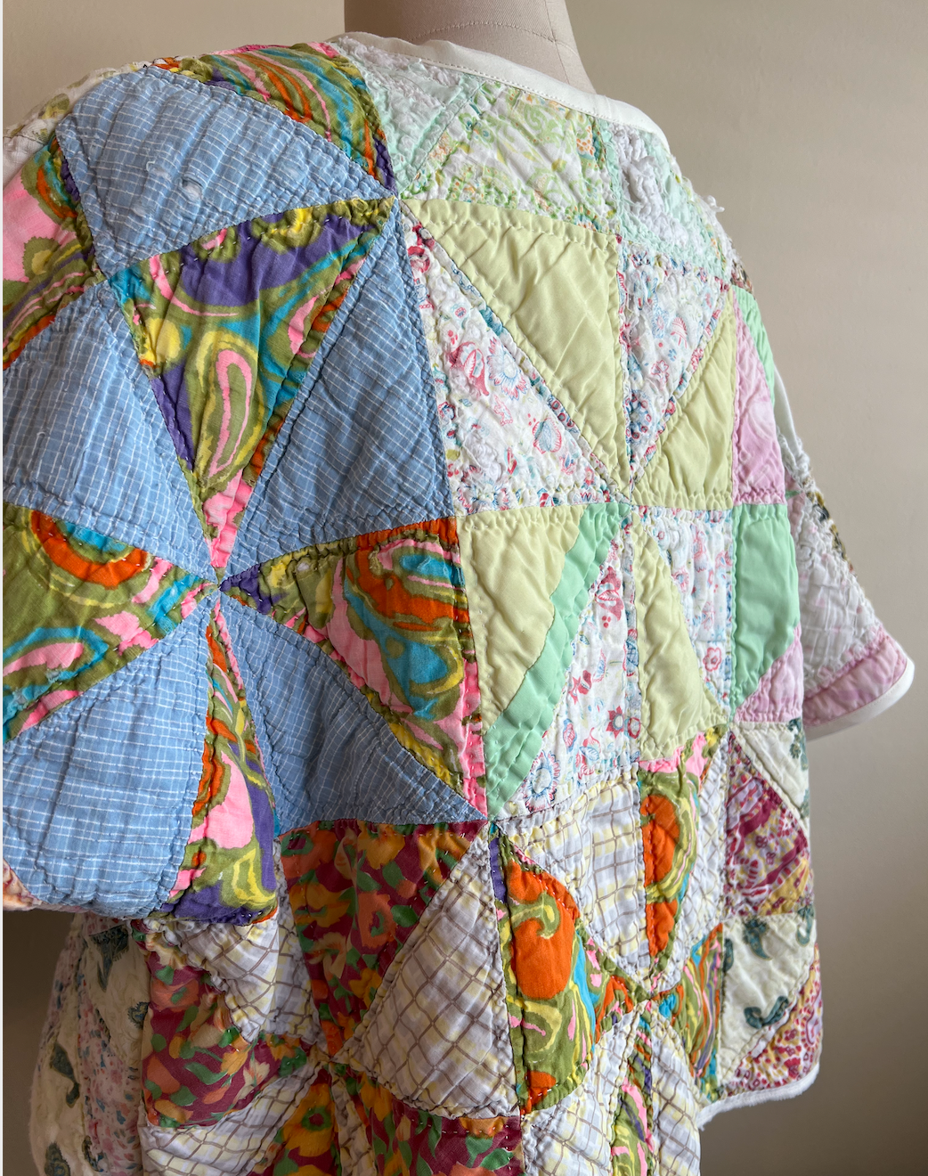 Short Sleeve Quilt Tee- Patchwork