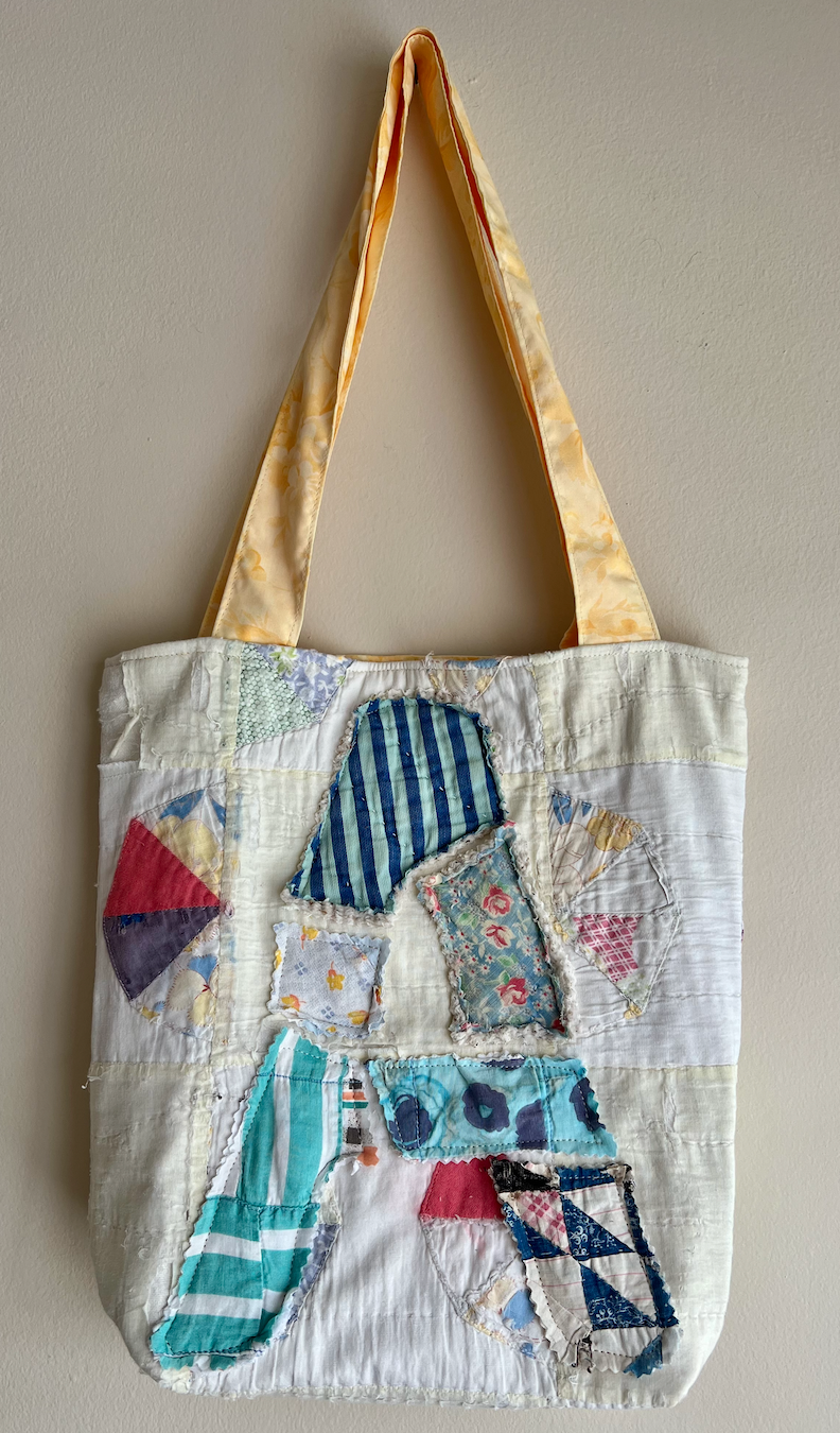 Alphabet Quilt Tote- assorted letters