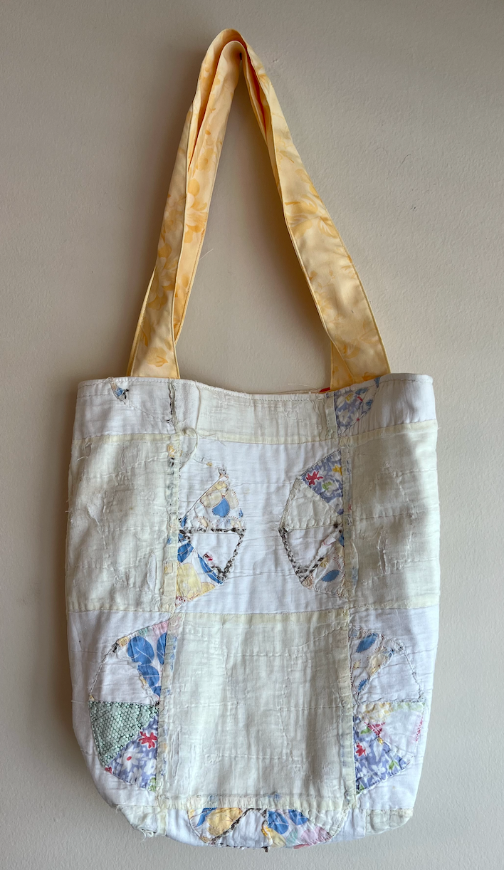 Alphabet Quilt Tote- assorted letters