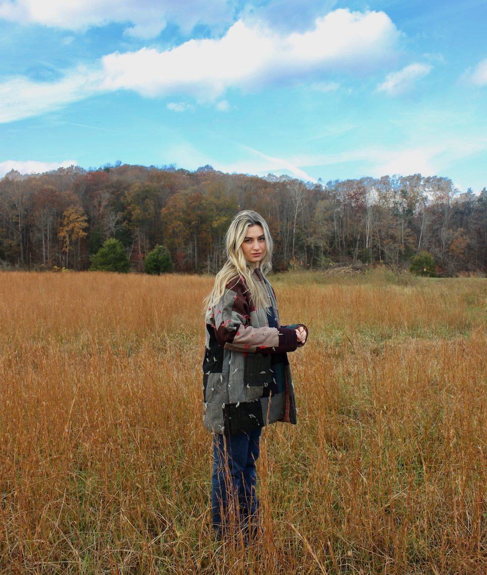 Quilt Coat - Wool Bricks