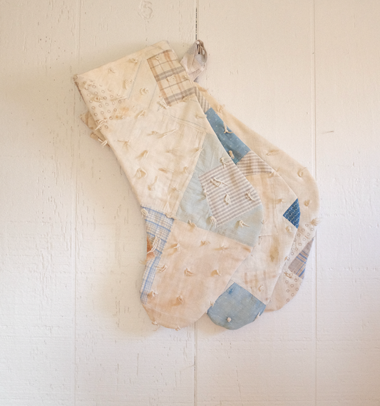 Quilt Stockings - Neutral Ties