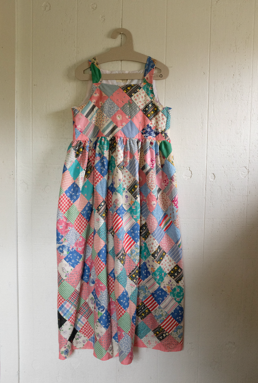 Quilt Top Dress - Postage Stamps M/L
