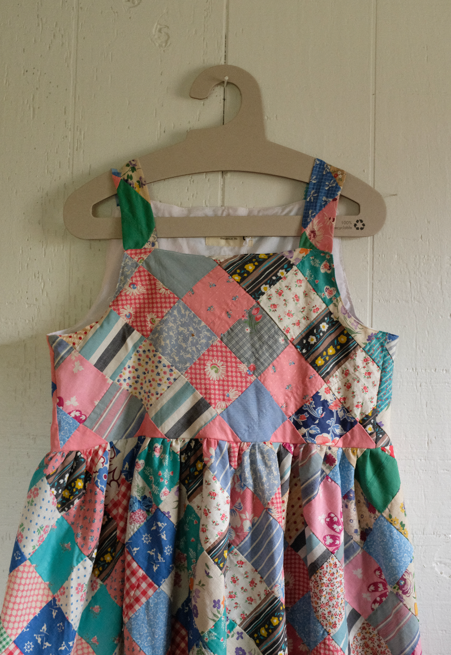 Quilt Top Dress - Postage Stamps M/L