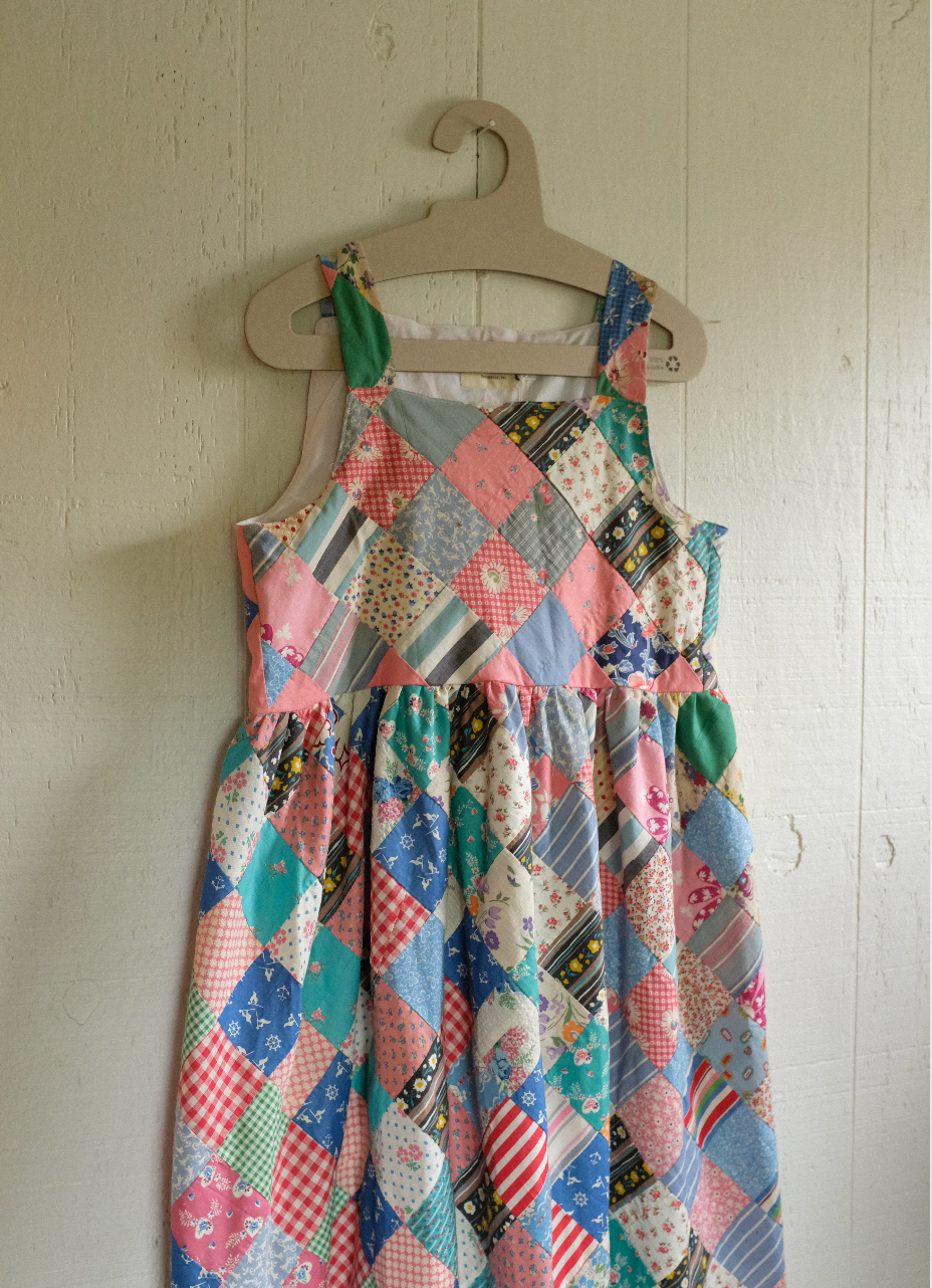 Quilt Top Dress - Postage Stamps M/L