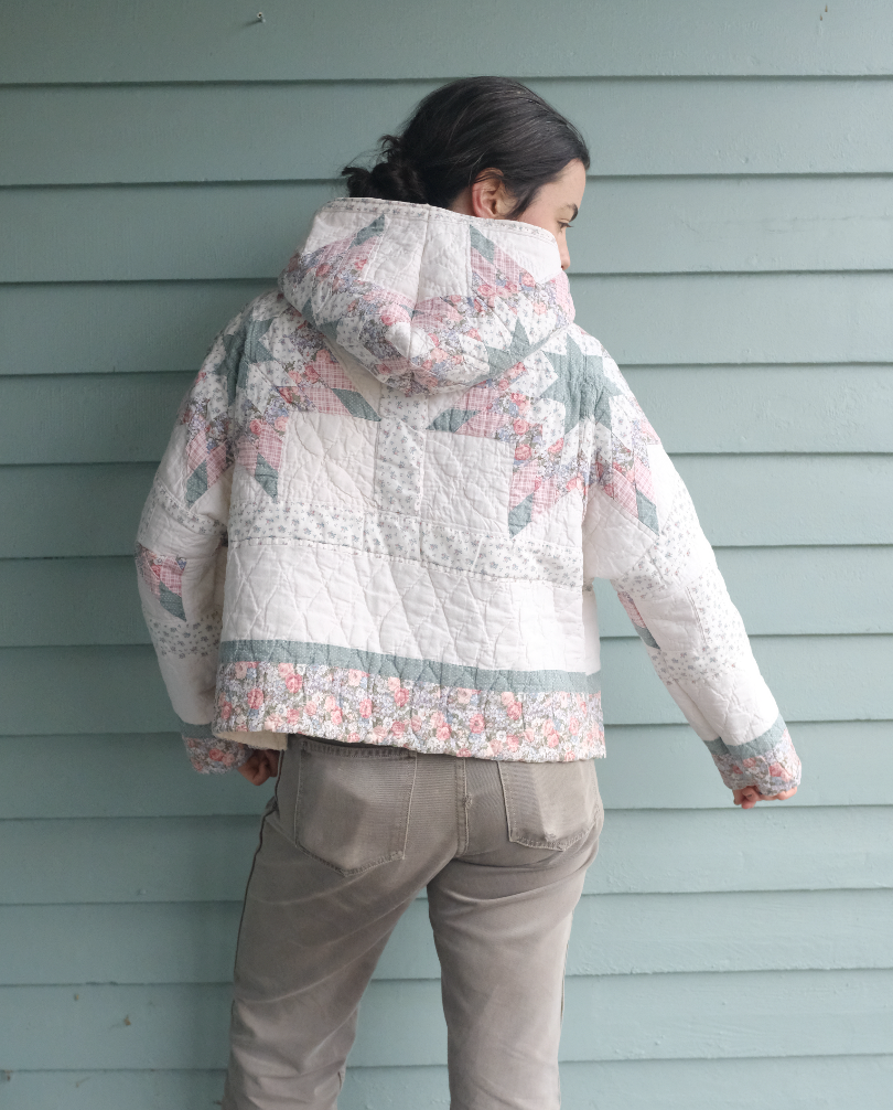 Quilt Hoodie - Pastel Stars