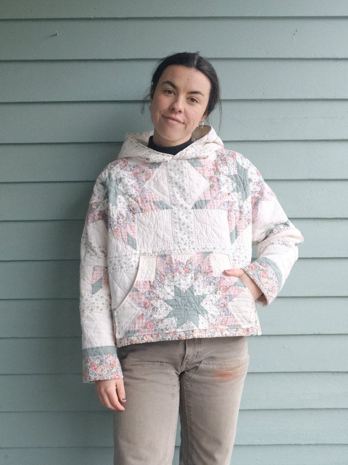 Quilt Hoodie - Pastel Stars